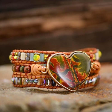 Forge Your Path Jasper Wrap Bracelet-Your Soul Place